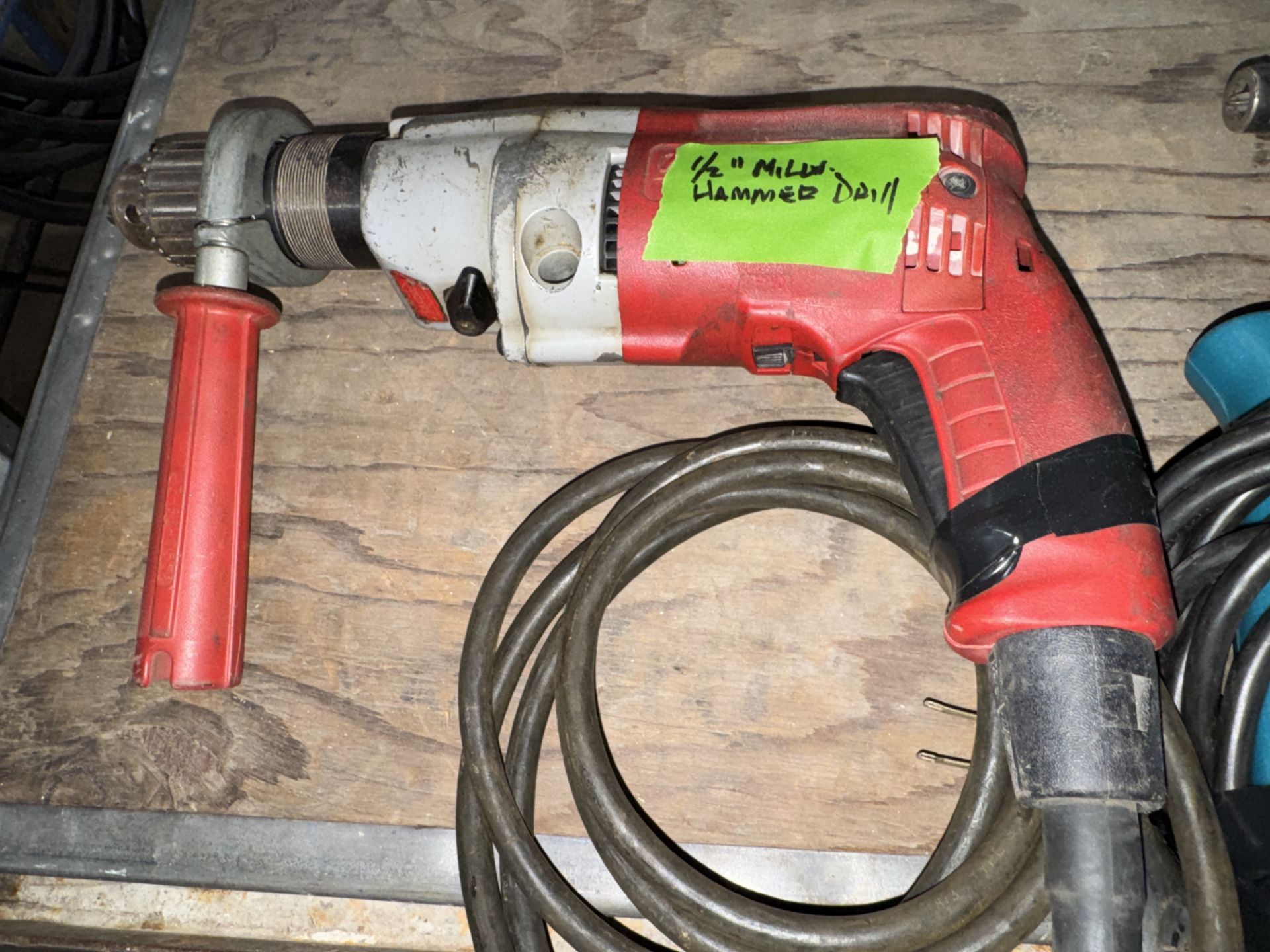 LOT Milwaukee & Makita Corded Drivers, Milwaukee Hammer Drill - Image 3 of 3