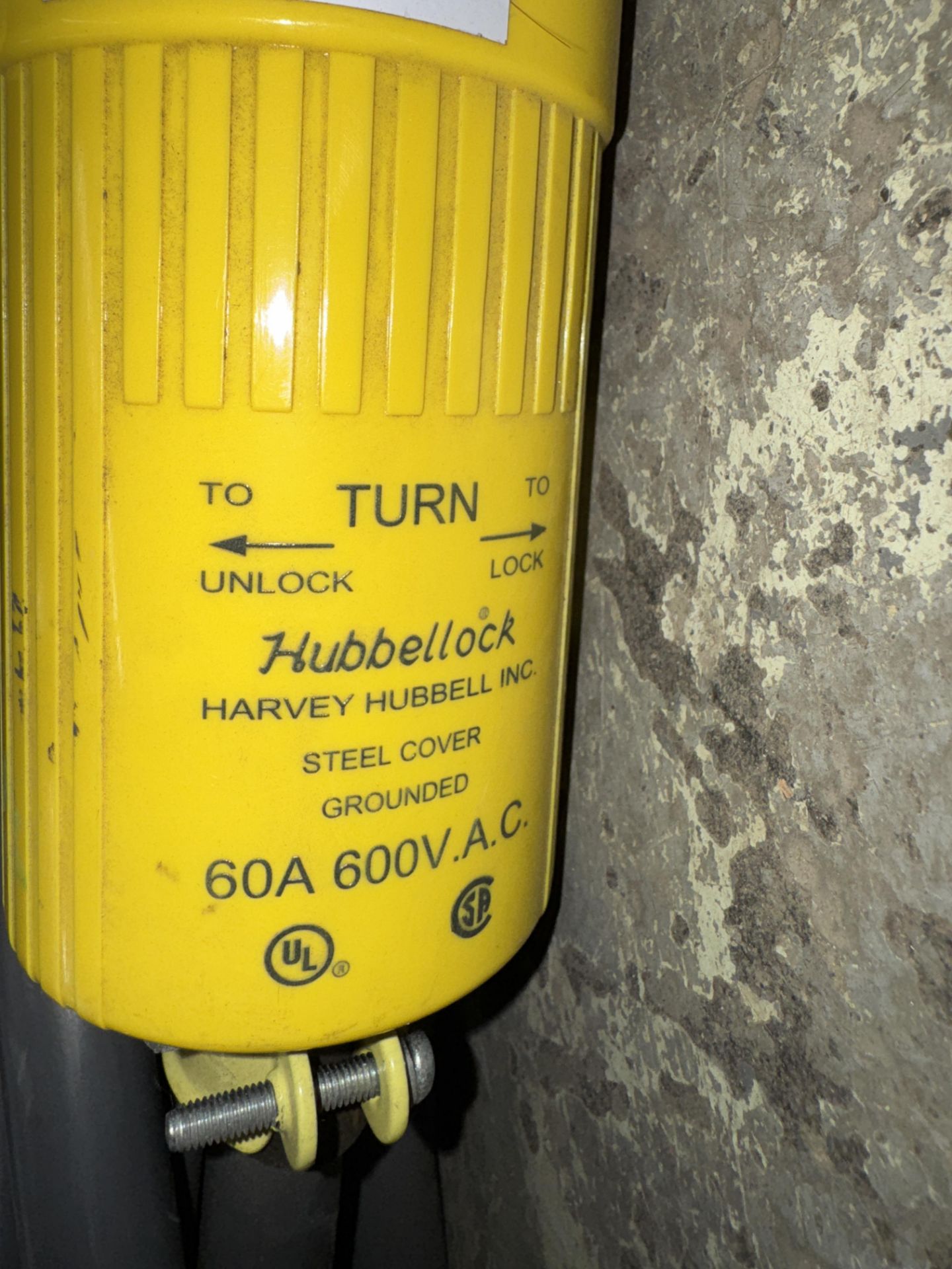 Hubbellock, Female, 6/4 Connection Cord, 60 Amp, 600 Volt - Image 3 of 3
