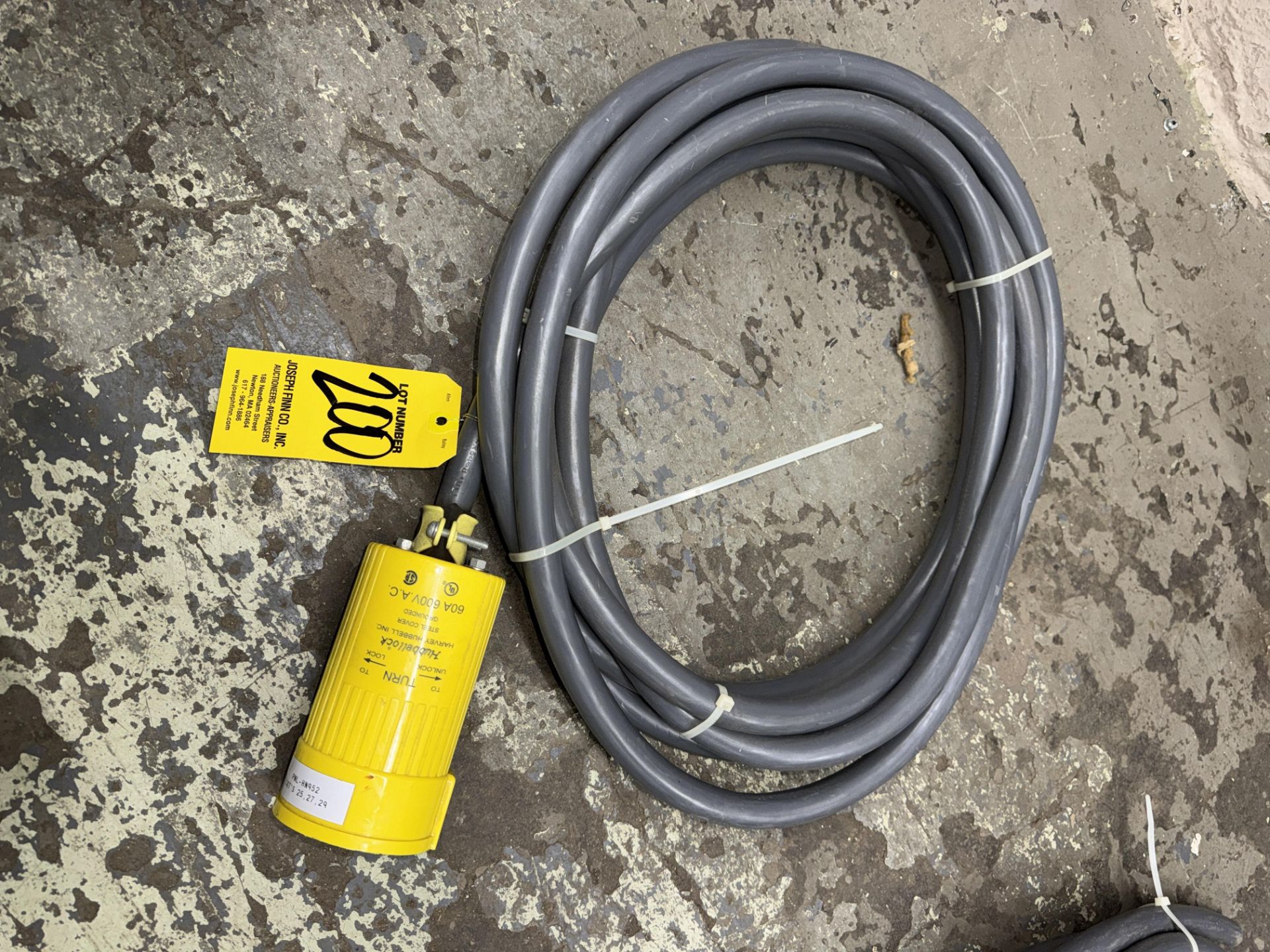 Hubbellock, Female, 6/4 Connection Cord, 60 Amp, 600 Volt