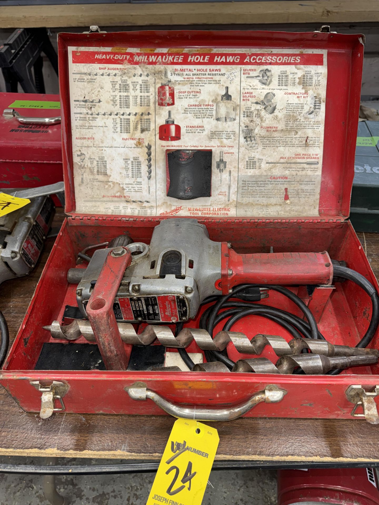 Milwaukee Hole Hawg #1675-1 (Parts Only) & Milwaukee Hole Hawg #1675-1 in Case - Image 3 of 5
