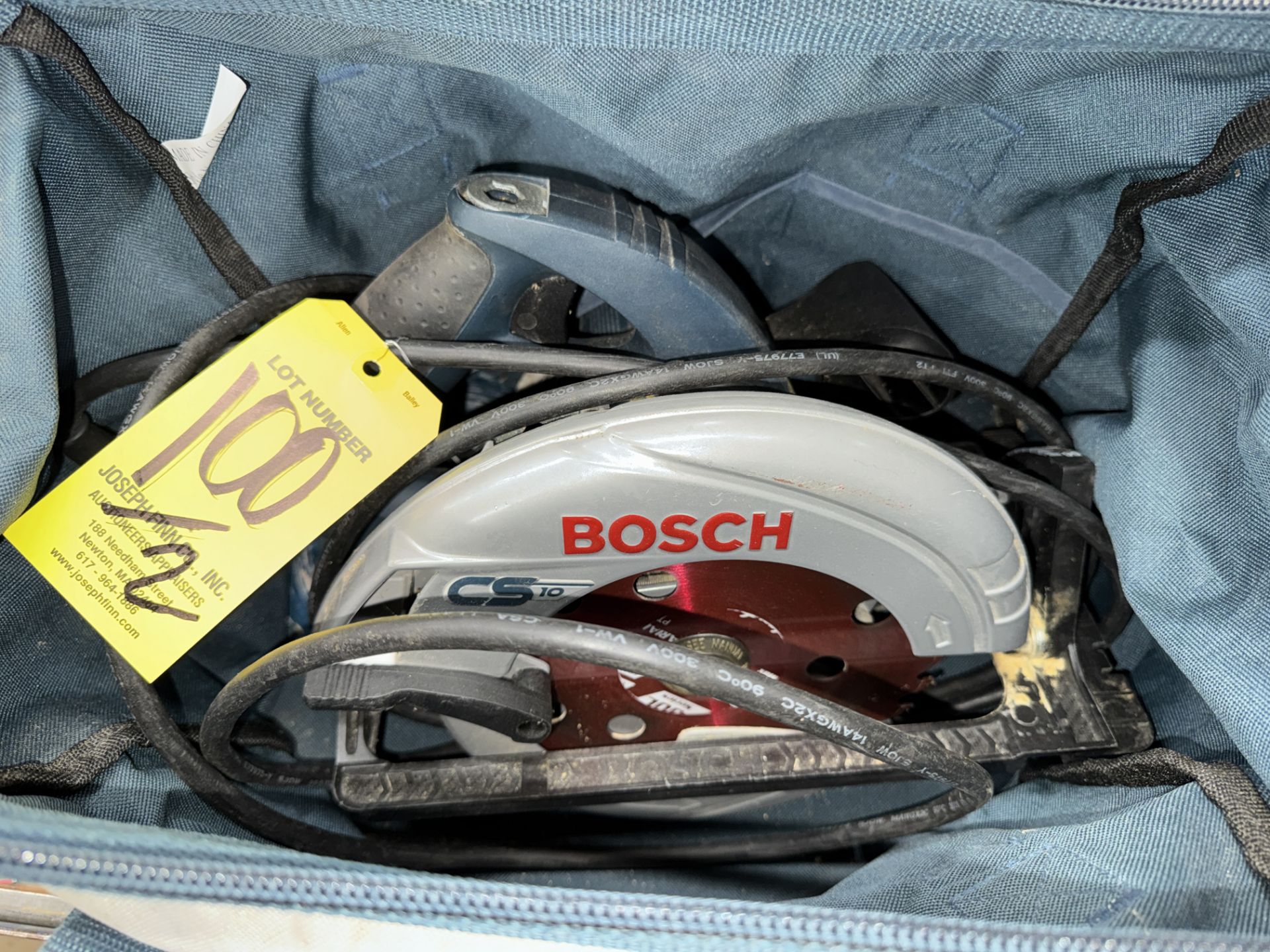 LOT Bosch 7 1/4" Circ. Saw w/ Bag & Rigid Circ. Saw - Image 2 of 3
