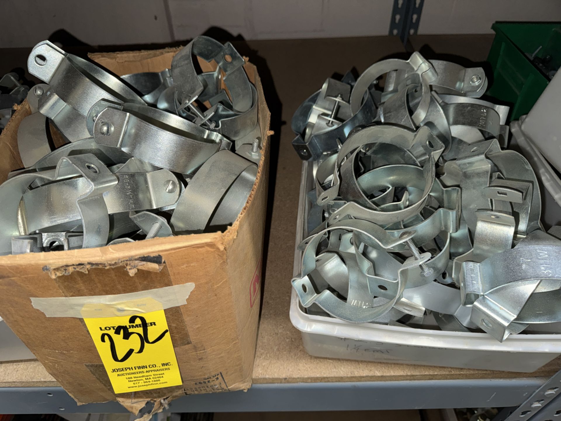 LOT Asst. Clamps, Fasteners, Plates, Clips, Stand Offs, Electrical Boxes on (2) - Image 18 of 19