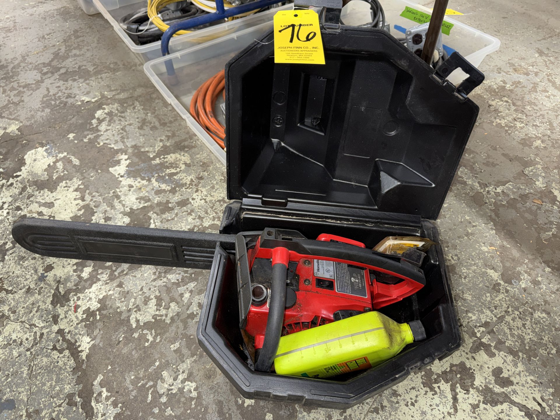 Homelite X6, 16" Chainsaw in Case