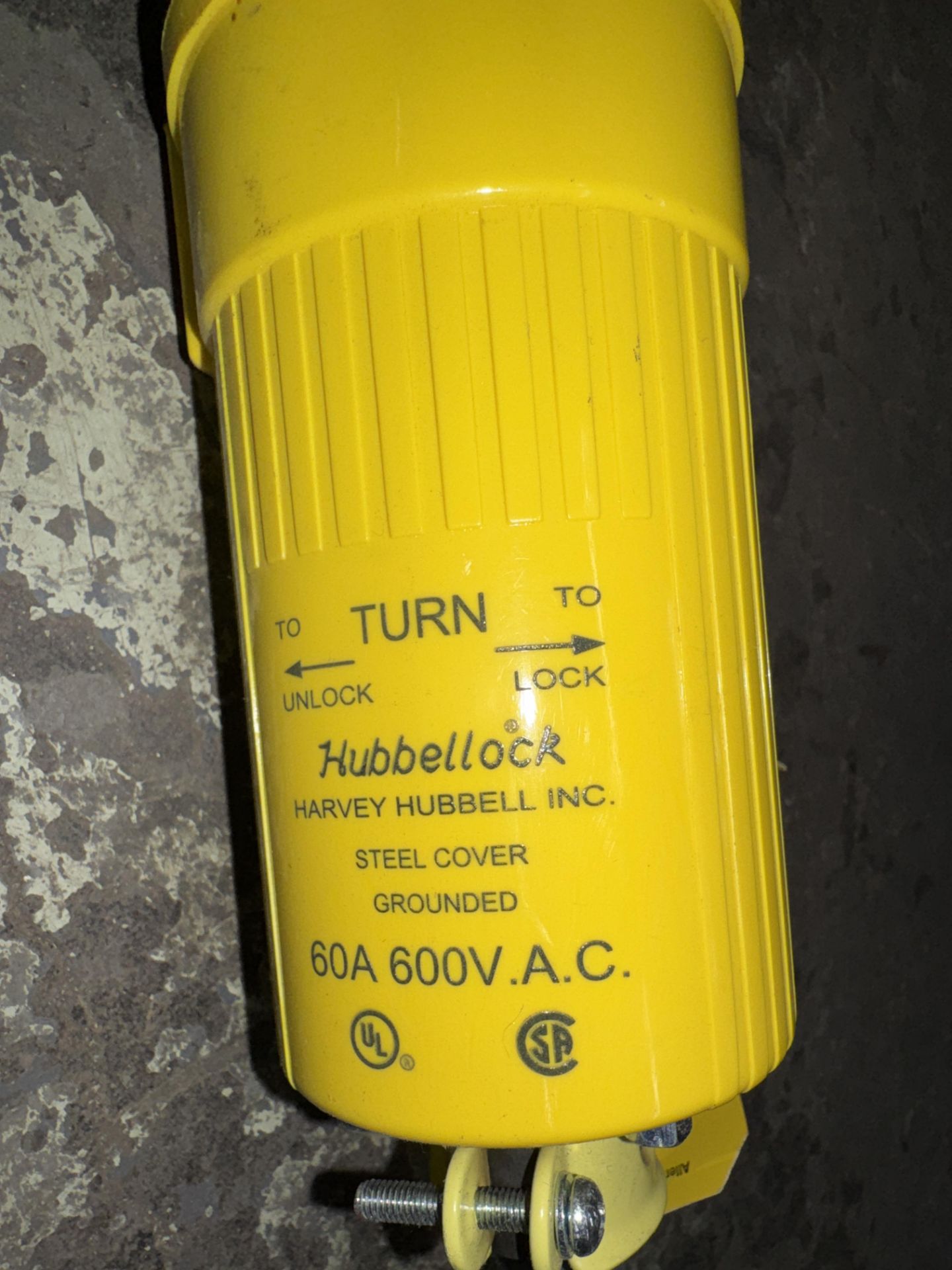 Hubbellock, Female, 6/4 Connection Cord, 60 Amp, 600 Volt - Image 2 of 3