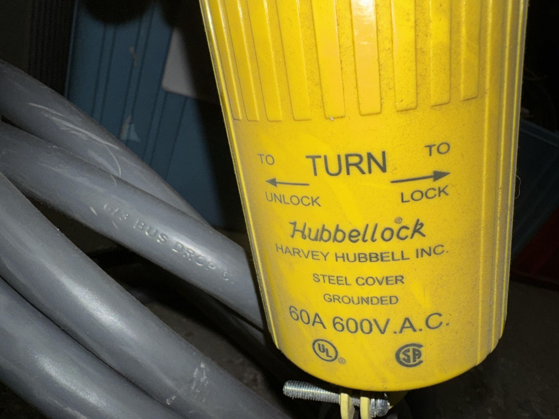 Hubbellock, Female, 6/4 Connection Cord, 60 Amp, 600 Volt - Image 3 of 3