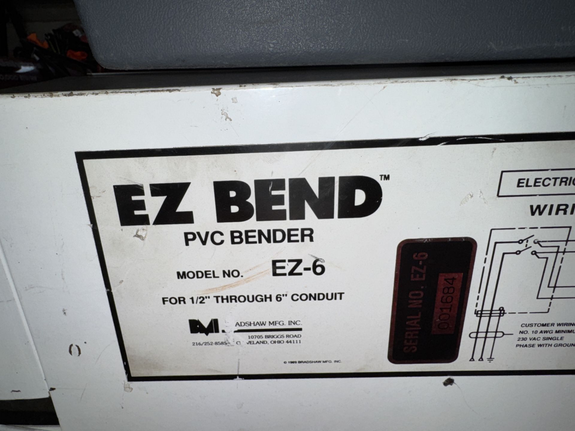 EZ Bend PVC Heat Bender, 2" - 6", Model EZ6 - Image 2 of 6