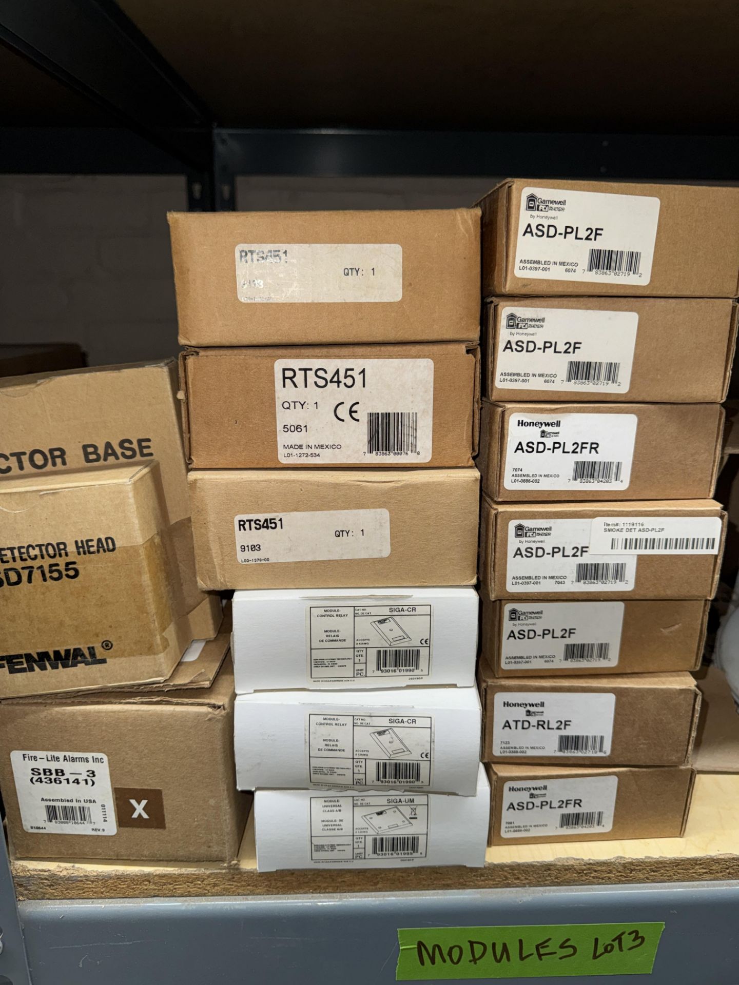 LOT Asst. Annunciators, Heat Protectors, Duct Smoke Detectors, Fire Alarm Boxes, Strobes, Fire Alarm - Image 13 of 17