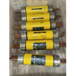 LOT (6) 175 Amp, 600 Volt Fuses in Bin