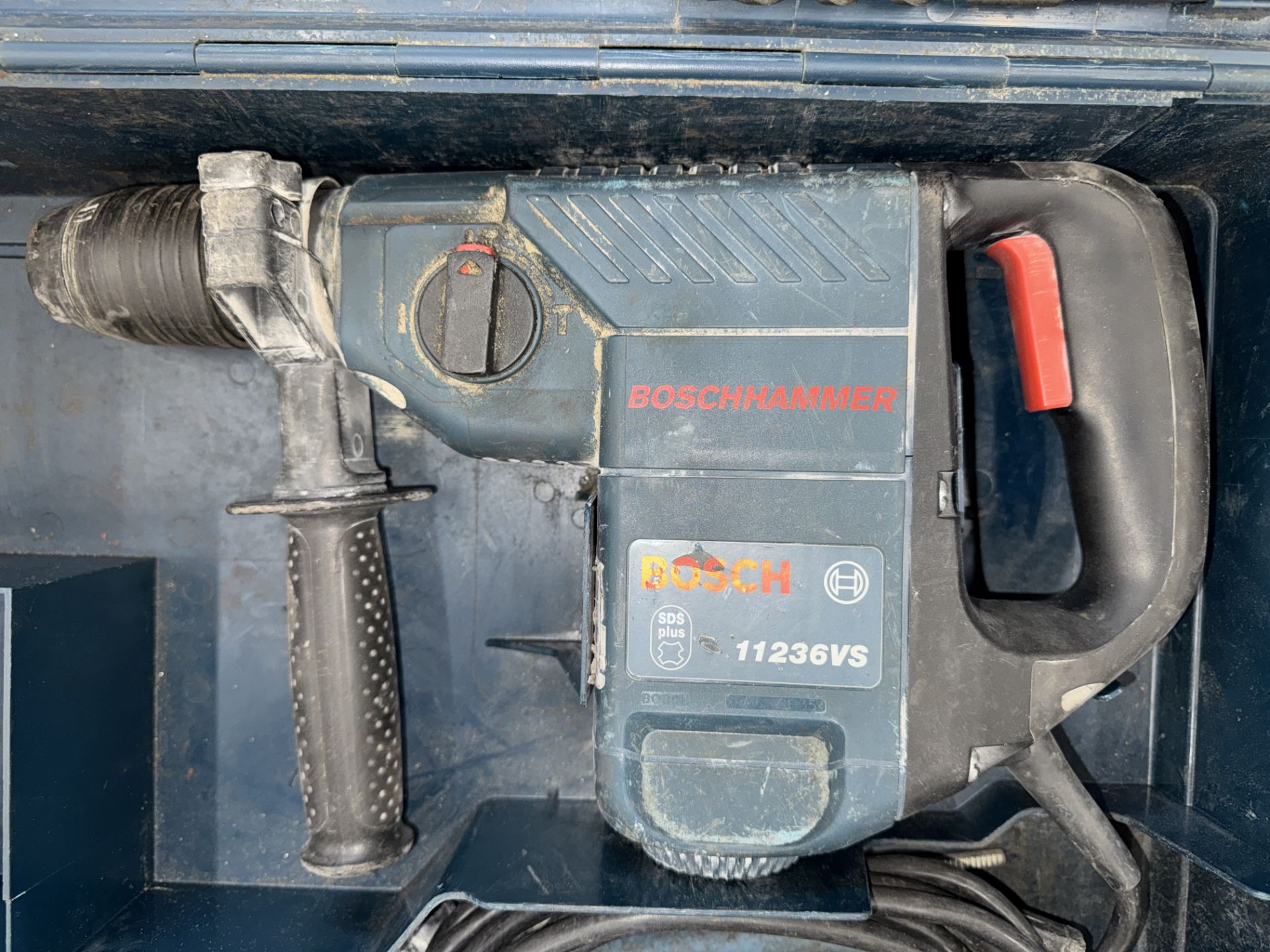 Bosch #11236-VS Rotary Hammer Drill w/ Bits and Case - Image 2 of 3