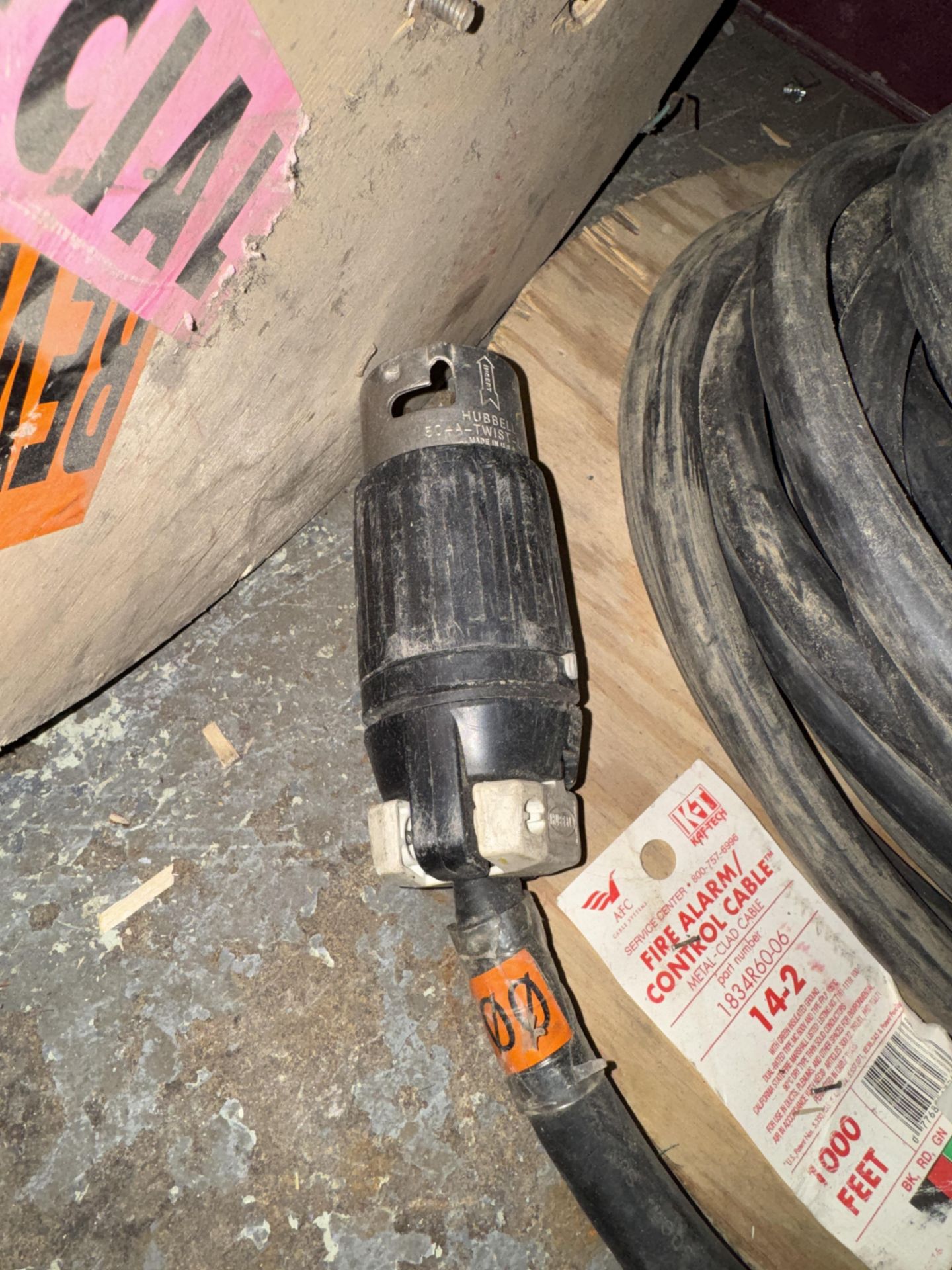 Cable w/ Reel for Remote Electrical Stations - Image 2 of 2