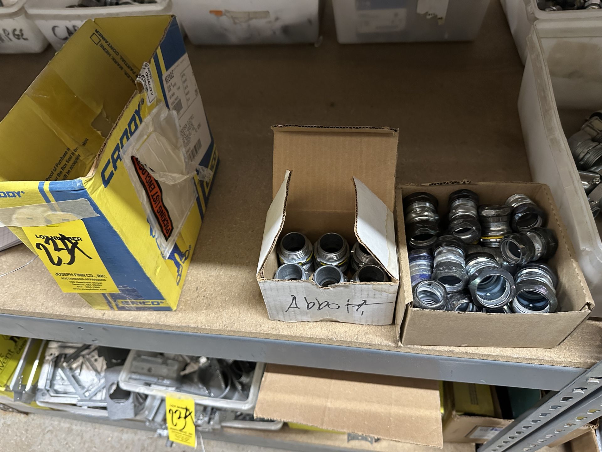 LOT Asst. Couplings, Connectors, Plates, Rings, Clips, Fasteners, Fittings, Chain, Cable, Hanging - Image 4 of 6