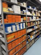 Lot of Tapered Roller Bearings, Mfg. by Bower, Timken, NTN, Tyson, A&S Ferso, on (2) Sections