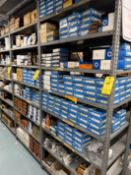 Lot of Tapered Roller Bearings, Mfg. by NTN, Timken, Bower, Koyo, BCA, on (2) Sections