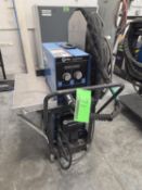 MILLER ALUMA POWER 350 MPA WELDER, S/N MC220561U W/MILLER XR-ALUMA FEED WIRE FEEDER