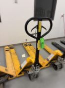 ULINE PALLET JACK W/BRAKE MOD H-4121, 5500 LB CAP.