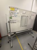 LOT OF 3 ROLLING WHITE BOARDS