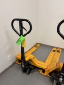 ULINE LOW PROFILE 4 WAY PALLET JACK MOD H-1781, 3300 LB CAP.