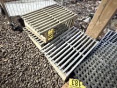 LOT: 3-DUNNAGE RACKS, 21" X 14"