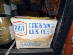 CASES OF AWT 16GA. BLACK ANNEALED REBAR WIRE