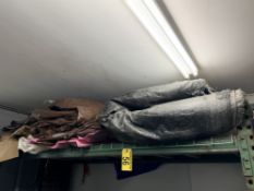 LOT OF ASSORTED TARPS, CONCRETE CURING BLANKETS