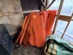 LOT OF ASSORTED CONTRACTOR FENCING