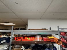 LOT OF TRUCK FLARE KITS, FLAGS, JOBSITE SIGNAGE