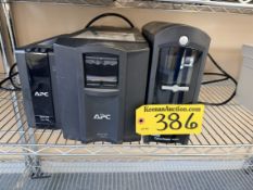 BID PRICE X 3 - (3) BATTERY BACKUPS: APC & CYBER POWER