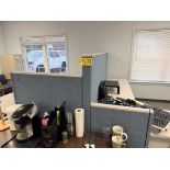 LOT: 12-MODULAR OFFICE PANELS, 39' TOTAL, ASSORTED HEIGHTS