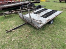 2-PLACE SNOWMOBILE TRAILER, 8' X 6'