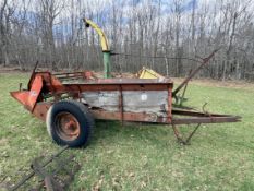 IH MODEL 101 MANURE SPREADER, S/N: 1190830C001250