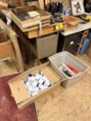 LOT: MAGNAVOX MICROMATIC RECORD PLAYER, CART