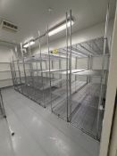 BID PRICE X 7 - (7) ULINE 6'X2'X8'H WIRE STORAGE RACKS