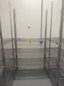 BID PRICE X 3 - (3) ULINE 4'X2'X95"H WIRE STORAGE RACKS