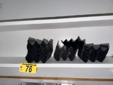 BID PRICE X 36 - (36) 3-BAY BLACK MELAMINE TACO HOLDERS