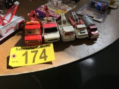 BID PRICE X 5 - (5) ASSORTED DIECAST WRECKERS