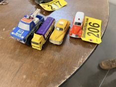 BID PRICE X 4 - (4) ASSORTED DIECAST COLLECTIBLES