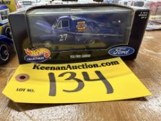 1999 HOT WHEELS COOL CLASSICS SERIES 1955 FORD CARRIER DIECAST WRECKER, 1:43 SCALE