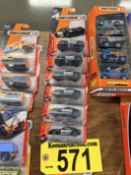 BID PRICE X 6 - (6) MATCHBOX POLICE CRUISERS