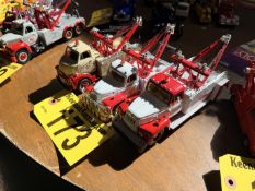 BID PRICE X 3 - (3) FIRST GEAR DIECAST WRECKERS