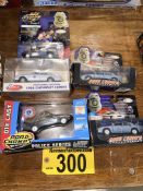BID PRICE X 5 - (5) ASSORTED POLICE DIECAST VEHICLES, 1:43 SCALE