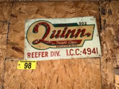 QUINN FREIGHT LINES SIGN