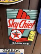 SKY CHIEF TEXACO SIGN 18"X12"