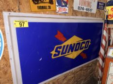 SUNOCO 6'X38" POLY SIGN