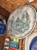 DIRIGO MAINE SIGN, 33"