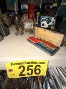 VINTAGE SHAVING KIT, PENCIL SHARPENER