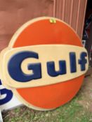 GULF 6'4" POLY SIGN