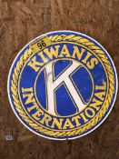 KIWANIS INTERNATIONAL SIGN, 30"