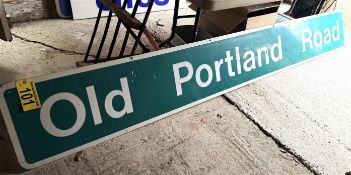 OLD PORTLAND RD STREET SIGN