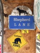 SHEPARD LANE SIGN