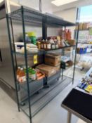 FOCUS 4-SHELF GREEN EPOXY WIRE KITCHEN RACK